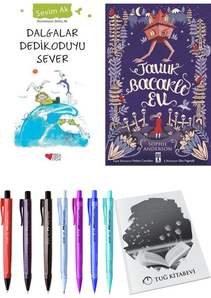 Tavuk Bacaklı Ev ve Dalgalar Dedikoduyu Sever 2li Set