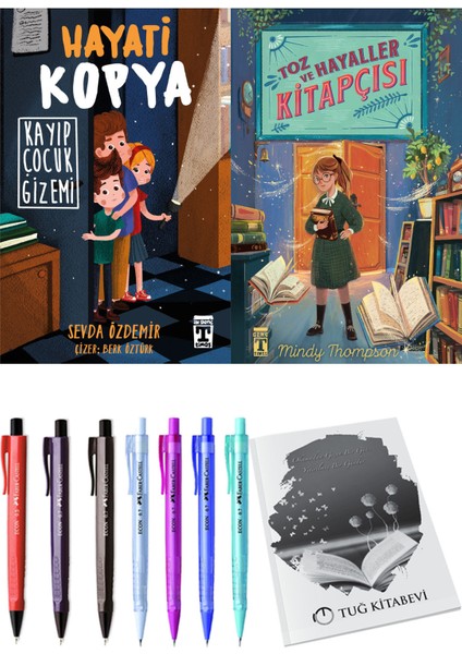Toz ve Hayaller Kitapçısı ve Hayati Kopya Kayıp Çocuk Gizemi 2li Set