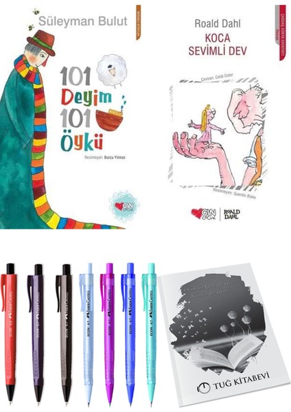 Koca Sevimli Dev ve 101 Deyim 101 Öykü Süleyman Bulut 2li Set