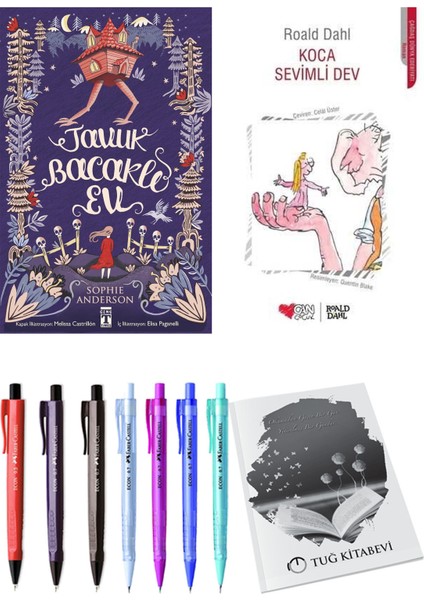 Koca Sevimli Dev ve Tavuk Bacaklı Ev 2li Set