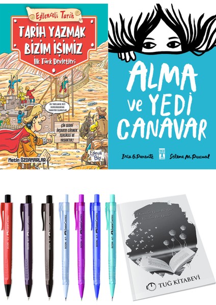 Alma ve Yedi Canavar ve Tarih Yazmak Bizim Işimiz 2li Set