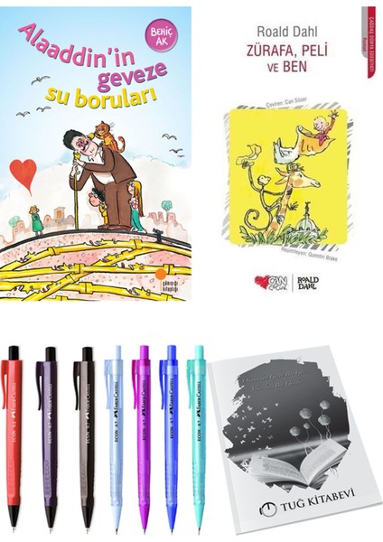Zürafa, Peli ve Ben ve Alaaddin’in Geveze Su Boruları 2li Set