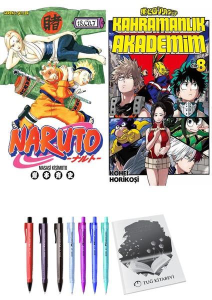 Naruto 18 ve Kahramanlık Akademim 8 2li Set