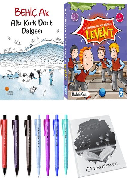 İlk Okuma Kitaplarım 2 Levent 10 Kitap ve Altı Kırk Dört Dalgası 2li Set