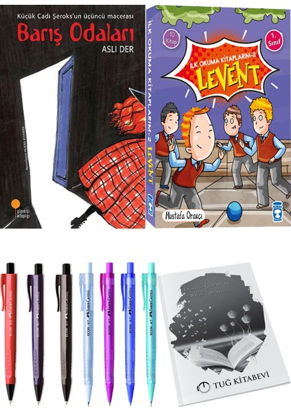 İlk Okuma Kitaplarım 2 Levent 10 Kitap ve Barış Odaları 2li Set