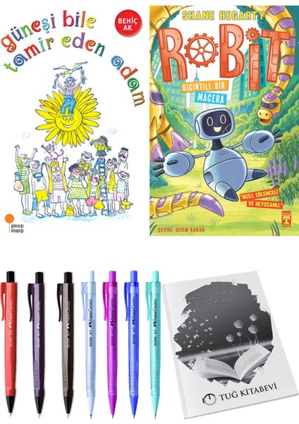 Robit 3 Gıcırtılı Bir Macera ve Güneşi Bile Tamir Eden Adam 2li Set