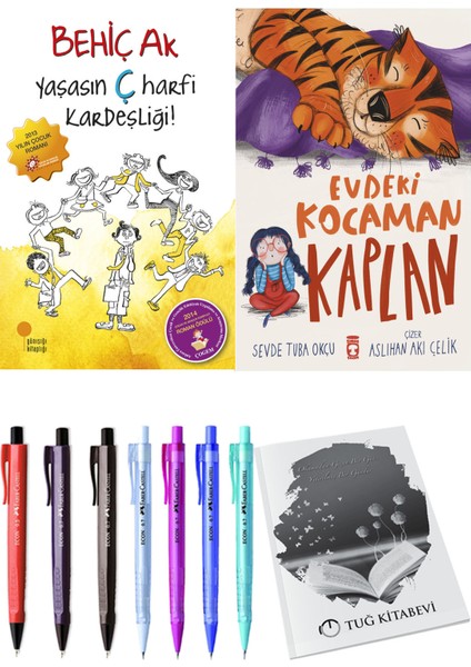 Evdeki Kocaman Kaplan ve Yaşasın Ç Harfi Kardeşliği 2li Set