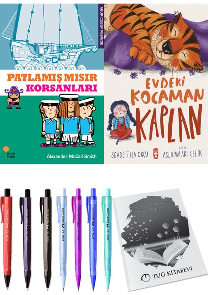 Evdeki Kocaman Kaplan ve Patlamış Mısır Korsanları 2li Set