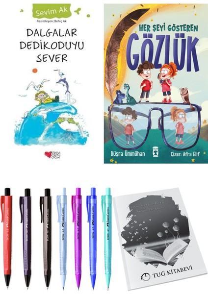 Her Şeyi Gösteren Gözlük ve Dalgalar Dedikoduyu Sever 2li Set