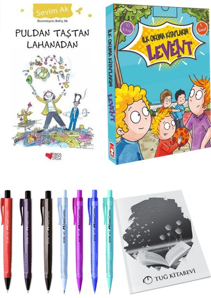 İlk Okuma Kitaplarım Levent 1 10 Kitap ve Puldan Taştan Lahanadan 2li Set