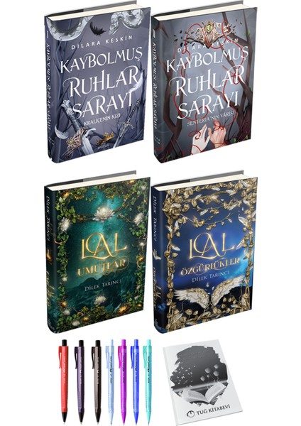 Lal Umutlar Lal Özgürlükler 2li Set Ciltli ve Kaybolmuş Ruhlar Sarayı 2li Set Ciltli