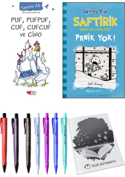 Saftirik 6 Panik Yok! ve Puf, Pufpuf, Cuf, Cufcuf ve Cino 2li Set