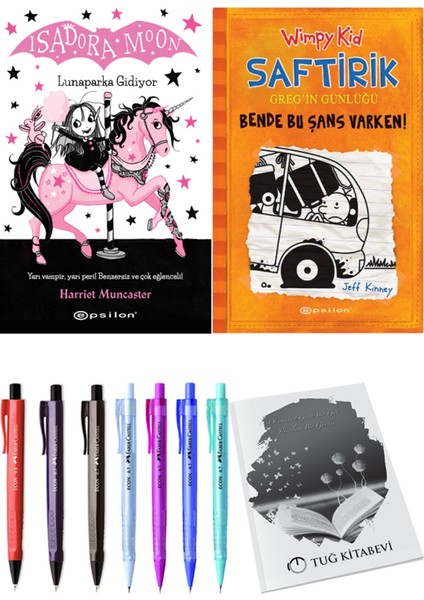 Saftirik 9 Bende Bu Şans Varken! ve Isadora Moon 7 Lunaparka Gidiyor 2li Set