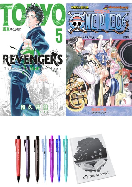 Tokyo Revengers 5 ve One Piece 21 2li Set