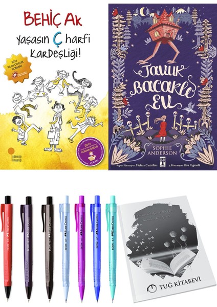 Tavuk Bacaklı Ev ve Yaşasın Ç Harfi Kardeşliği 2li Set