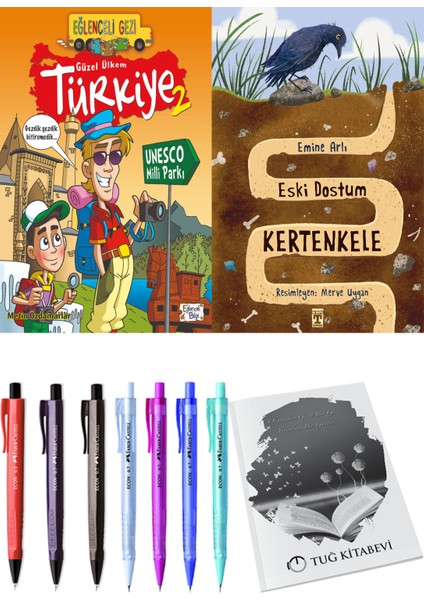 Eski Dostum Kertenkele ve Güzel Ülkem Türkiye 2 2li Set