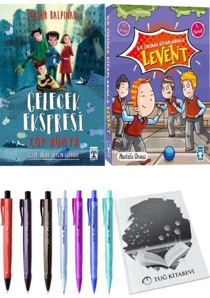 İlk Okuma Kitaplarım 2 Levent 10 Kitap ve Gelecek Ekspresi Çöp Dünya 2li Set