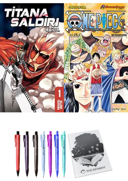 Titana Saldırı 1 ve One Piece 24 2li Set