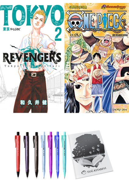 Tokyo Revengers 2 ve One Piece 24 2li Set