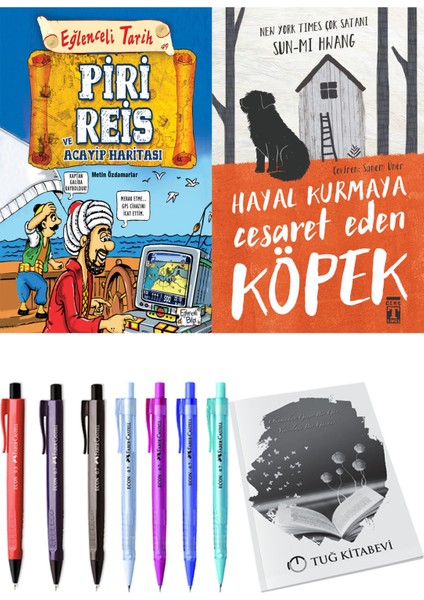 Hayal Kurmaya Cesaret Eden Köpek ve Piri Reis ve Acayip Haritası 2li Set