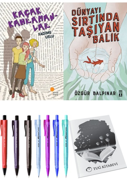 Dünyayı Sırtında Taşıyan Balık ve Kaçak Kahramanlar 2li Set
