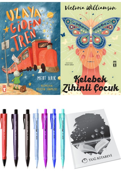 Kelebek Zihinli Çocuk ve Uzaya Giden Tren 2li Set