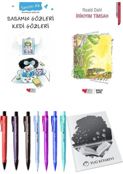 Irikıyım Timsah ve Babamın Gözleri Kedi Gözleri 2li Set