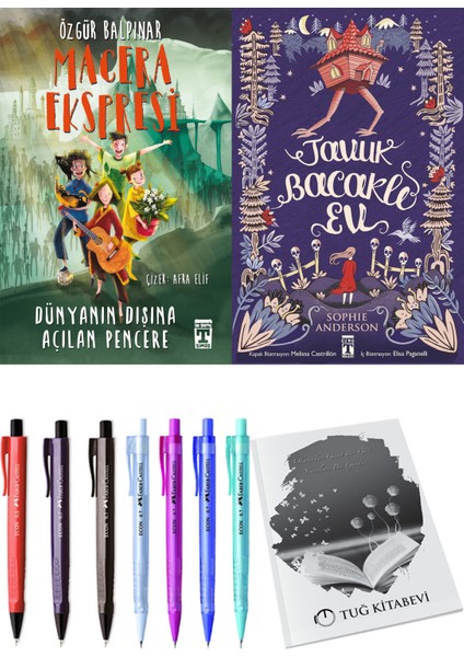 Tavuk Bacaklı Ev ve Gelecek Ekspresi Dünyanın Dışına Açılan Pencere 2li Set