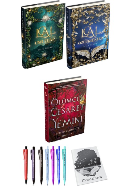 Lal Umutlar Lal Özgürlükler 2li Set Ciltli ve Ölümcül Cesaret Yemini Ciltli Bridig Kemmerer
