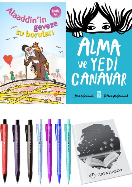 Alma ve Yedi Canavar ve Alaaddin’in Geveze Su Boruları 2li Set