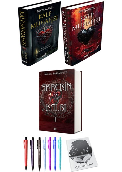 Akrebin Kalbi 1 Ciltli ve Kalp Muhafızı 2li Set Ciltli Beyza Alkoç