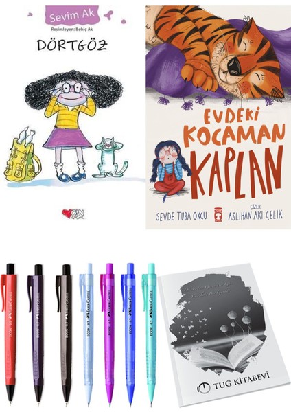 Evdeki Kocaman Kaplan ve Dörtgöz 2li Set