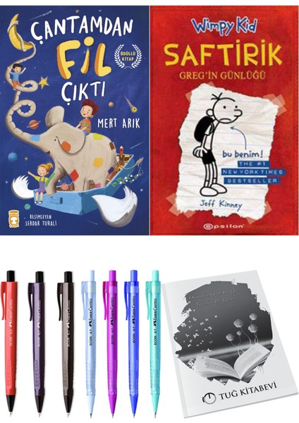 Saftirik 1 Greg'in Günlüğü ve Çantamdan Fil Çıktı 2li Set