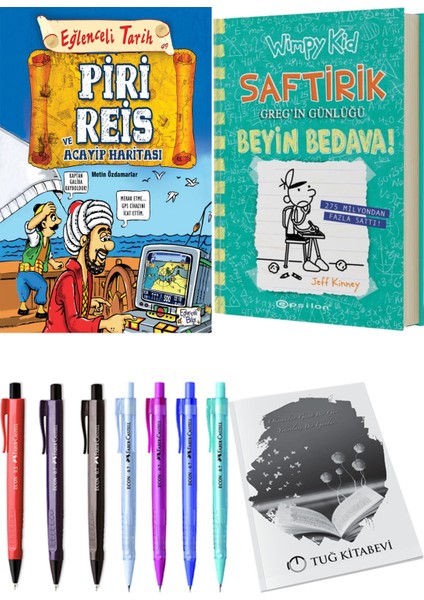 Saftirik 18 Beyin Bedava! ve Piri Reis ve Acayip Haritası 2li Set