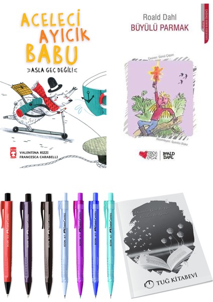 Büyülü Parmak ve Aceleci Ayıcık Babu Asla Geç Değil 2li Set