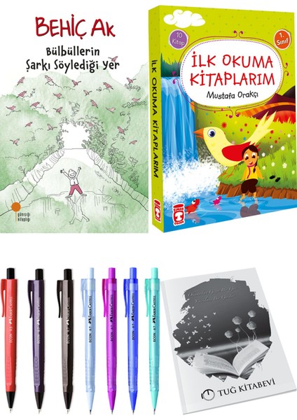 İlk Okuma Kitaplarım 10 Kitap ve Bülbüllerin Şarkı Söylediği Yer 2li Set
