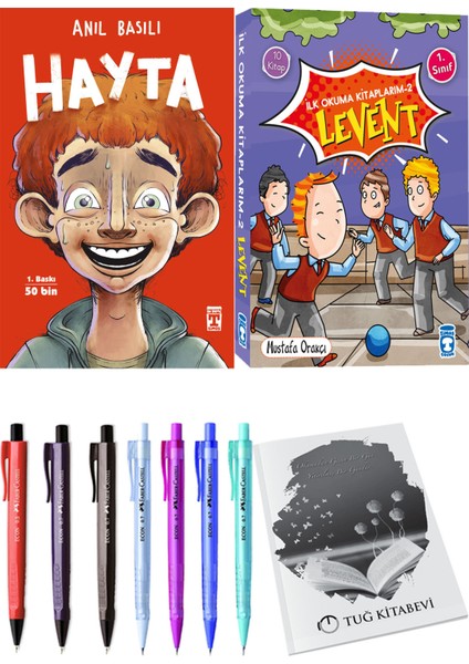 İlk Okuma Kitaplarım 2 Levent 10 Kitap ve Hayta 2li Set