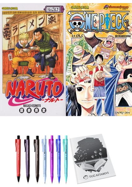 Naruto 16 ve One Piece 24 2li Set