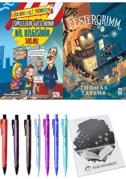 Festergrimm ve Cümlelerin Gücü Adına! Dil Bilgisinin Sırları 2li Set