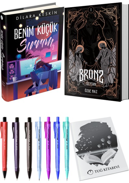 Bronz 1 Şeytan Ciltli ve Ephesus Benim Küçük Sırrım 3 Ciltli Dilara Keskin 2li Set