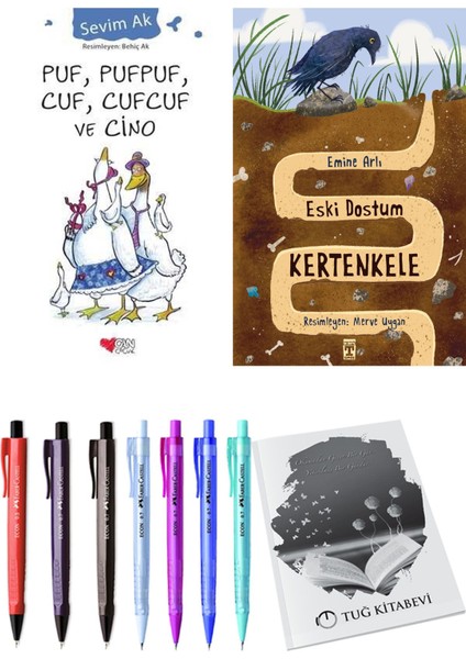 Eski Dostum Kertenkele ve Puf, Pufpuf, Cuf, Cufcuf ve Cino 2li Set