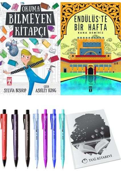 Endülüs'te Bir Hafta ve Okuma Bilmeyen Kitapçı 2li Set