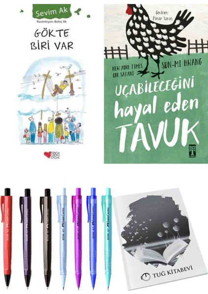 Uçabileceğini Hayal Eden Tavuk ve Gökte Biri Var 2li Set