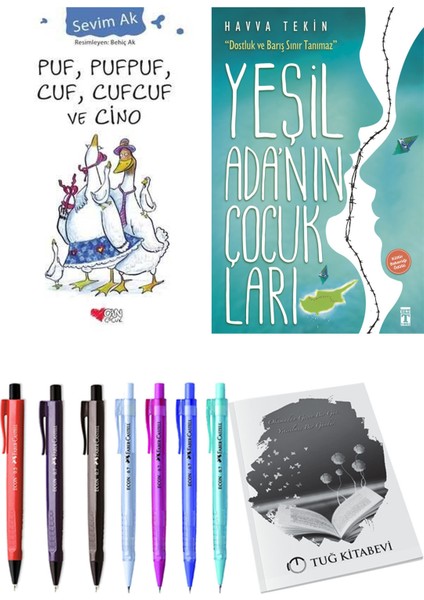 Yeşil Adanın Çocukları ve Puf, Pufpuf, Cuf, Cufcuf ve Cino 2li Set