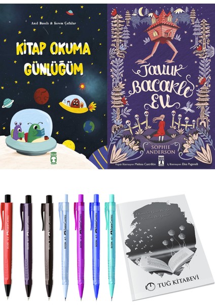 Tavuk Bacaklı Ev ve Kitap Okuma Günlüğüm 2li Set