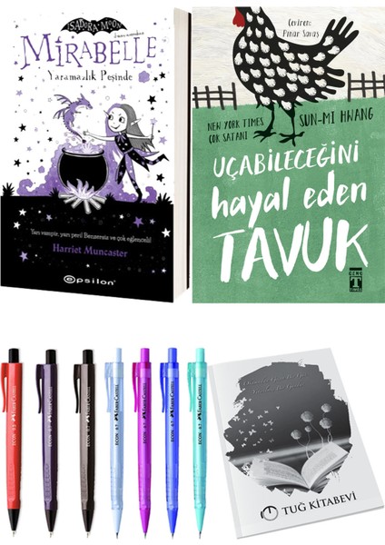 Uçabileceğini Hayal Eden Tavuk ve Mirabelle 1 Yaramazlık Peşinde 2li Set