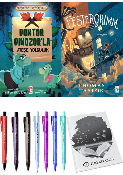 Festergrimm ve Doktor Dinozor'la Ateşe Yolculuk 2li Set