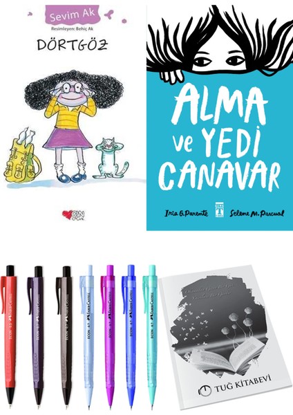 Alma ve Yedi Canavar ve Dörtgöz 2li Set