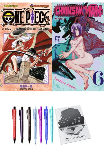 One Piece 3 ve Chainsawman 6 2li Set