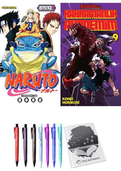 Naruto 13 ve Kahramanlık Akademim 9 2li Set